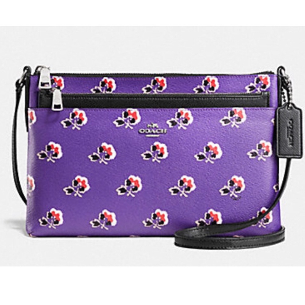 COACH EAST/WEST CROSSBODY WITH POP UP